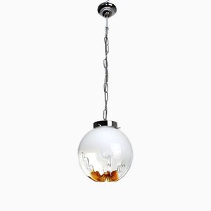 Murano Glas Spende Av Mazzega zugeschrieben, 1960er