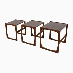 Mid-Century Teak Nesting Tables by R. Benett for G-Plan, United Knigdom, 1970s, Set of 3