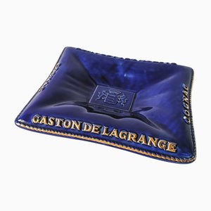 Französischer Vintage Gaston De Lagrange Cognac Aschenbecher in Kobaltblau, 1960er