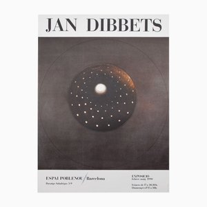 Espai Poblenou/Barcelona Exhibition Poster by Jan Dibbets, 1990s