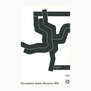 Olympiaplakat München nach Eduardo Chillida