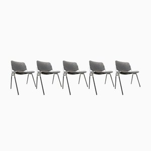 Vintage DSC 106 Side Chairs by Giancarlo Piretti for Castelli, 1970s, Set of 6