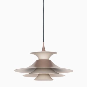 Vintage Aluminum Radius Pendant Lamp by Erik Balslev for Fog and Mørup, 1977