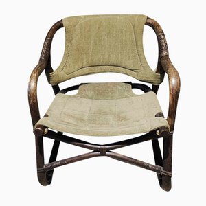 Art Deco Rattan Armchair