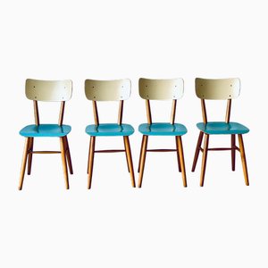 Dining Chairs from Ton, 1960s, Set of 4