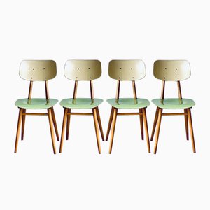 Dining Chairs from Ton, 1960s, Set of 4