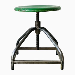 Industrial Metal Stool, 1970s