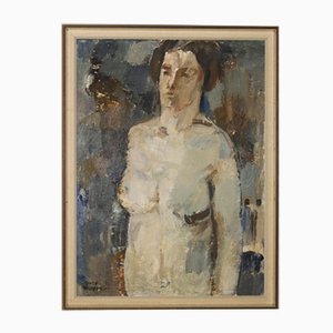 Egon Eson Weinemo, Nude Study, 1970s, Oil on Canvas