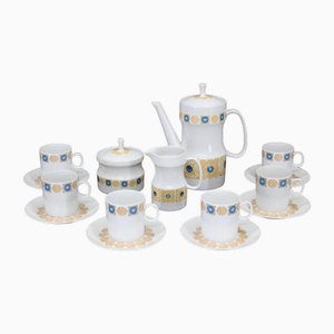 Porcelain Tea Set Nefertiti by Jaroslav Jezek, Czechoslovakia, 1960s