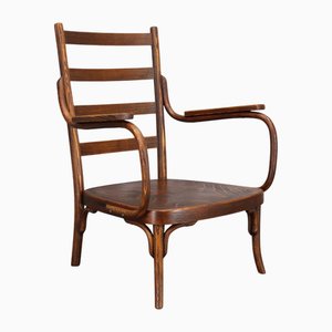 Beech Armcahir Model A403/F by Josef Frank attributed to Thonet, Czechoslovakia, 1930s