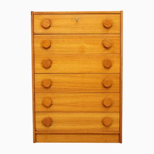 Danish Teak Chest of Drawers, 1970s