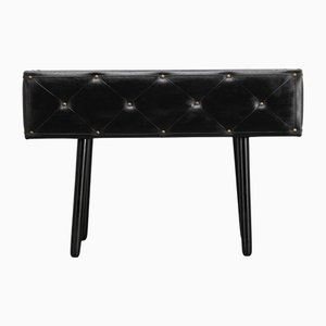 Flower Pot in Leatherette Finish, Denmark, 1960s