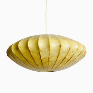 Mid-Century Modern Saucer Cocoon Pendant Lamp, 1960s