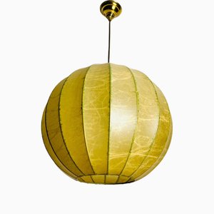 Mid-Century Round Cocoon Pendant Lamp by Achille Castiglioni, Italy, 1960s