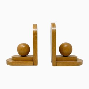 Art Deco Buchständer, 1940er, 2er Set