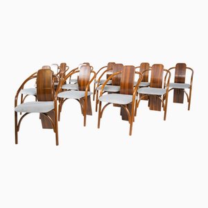 Mid-Century Modern Chairs Model 830 attributed to Mario Marenco & Antonella Scarpitta, 1980s, Set of 13