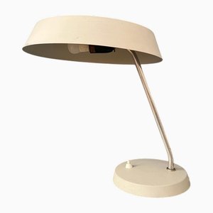 Lampe de Bureau Vintage Blanche de Veb Leuchten