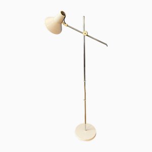 Vintage White Adjustable Floor Lamp