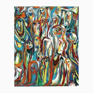 Finn Pedersen, Untitled Abstract Composition, Acrylic on Canvas
