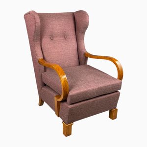 Fauteuil à Oreilles Vintage, 1920s