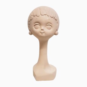 Porta cappelli Twiggy in gesso, anni '70