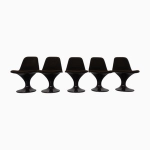 Orbit Chairs by Farner & Grunder for Herman Miller, 1970s, Set of 5