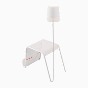 Vintage Floor Lamp with Magazine Rack by Tomek Rygalik for Ikea