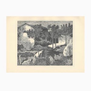 Giorgio Morandi, Landscape, Poggio, 1927-1957, Lithograph
