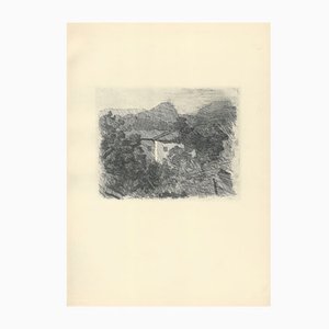 Giorgio Morandi, Landschaft in Roffeno, 1936-1957, Lithographie