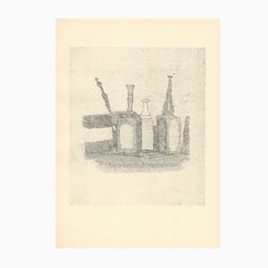 Giorgio Morandi, Still Life with Boxes and Bottles, 1933-1957, Lithograph