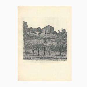 Giorgio Morandi, Landschaft in Grizzana, The Lame, 1931-1957, Lithographie