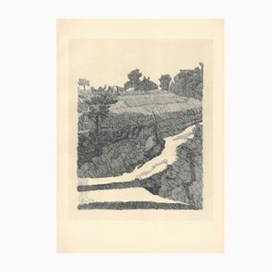 Giorgio Morandi, Grizzana Landscape, 1932-1957, Lithograph