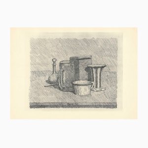 Giorgio Morandi, Still Life with Cup and Carafe, 1929-1957, Lithograph