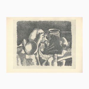 Giorgio Morandi, Still Life with Drapery, 1931-1957, Lithograph