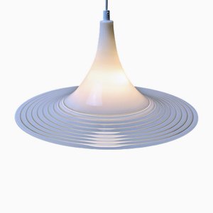 Lampada a sospensione Flying Saucer in acrilico di Lyskær Belysning, Danimarca, anni '80