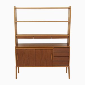 Secretary Desk in Teak and Oak, Sweden, 1950s