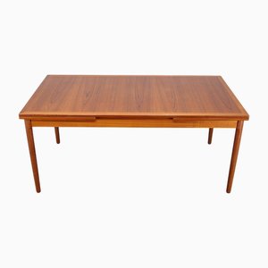 Large Teak Extendable Dining Table Model 16 by Kai Winding, Denmark, 1960s