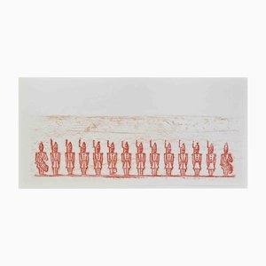 Max Ernst, Les Petits Soldats, Lithograph, 1972