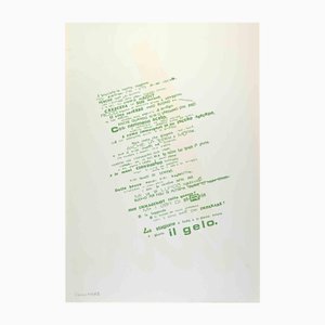 Ennio Pouchard, The Frost / Il Gelo, Offset and Screenprint, 1970s