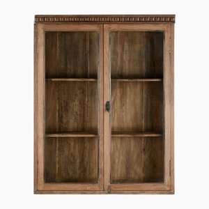 Teak Wall Display Case