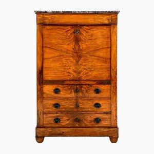 Walnut Secretary with Flap