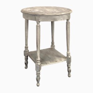Patinated Pedestal Table