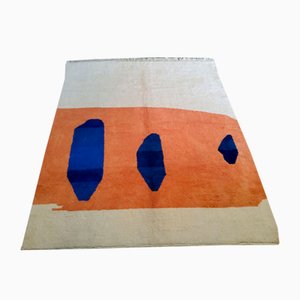 Tapis Berbère Vintage en Laine Naturelle Multicolore, Maroc, 1982