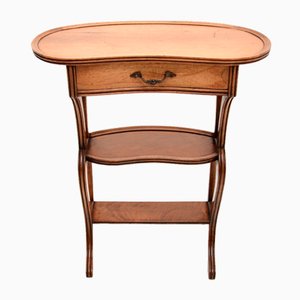 French Kidney-Shaped Side Table, 1920s