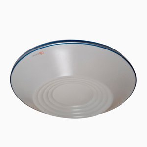 Vintage Deckenlampe mit weißem Kunststoffschirm von S-Licht-Design, 1990er