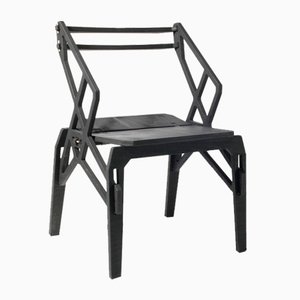 Frame Armchair in Charcoal Black by Konstantin Achkov for Lock