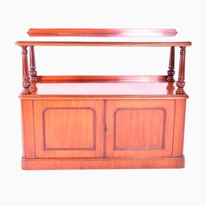 Montaplato inglés antiguo de caoba