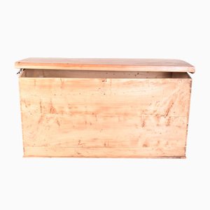 Baule antico grande in pino, fine XIX secolo