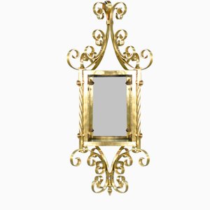 Large French Brass Lantern, 1920s