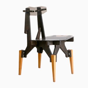 Lese Chair in Charcoal Black by Konstantin Achkov for Lock